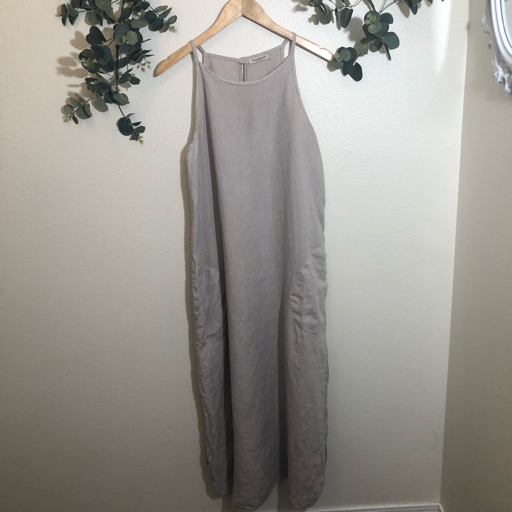 Laura Bianchi Italian Slip Linen Dress